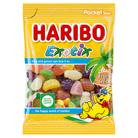 Haribo Exotix Żelki o smaku owocowym 80 g